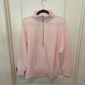 💗NWOT Victoria’s Secret PINK Soft 1/4 Zipper Pullover S💗